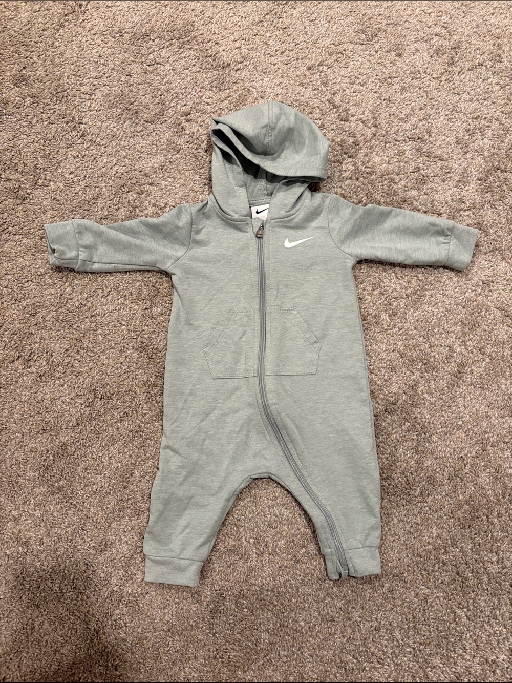 Nike Hooded Zip Baby One-Piece